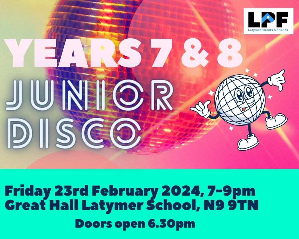 Year 7 and 8 Junior Disco