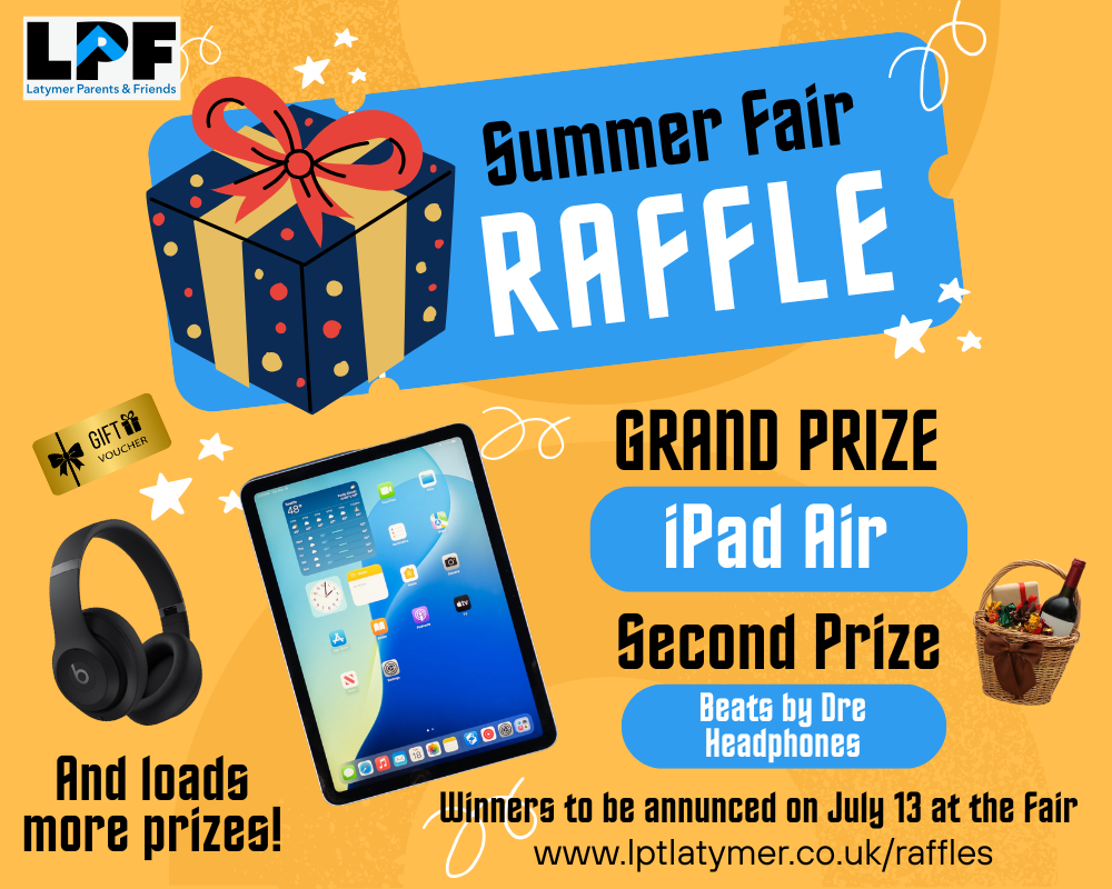 Latymer Summer Fair Raffle (Winners announced 13 July 2025)